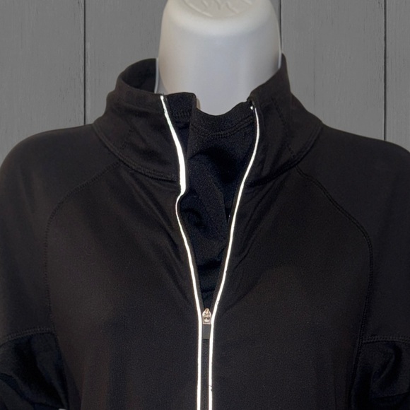 90 Degree by Reflex Women’s Black Quarter Zip Pullover Long Sleeve Top Size L - Picture 7 of 12